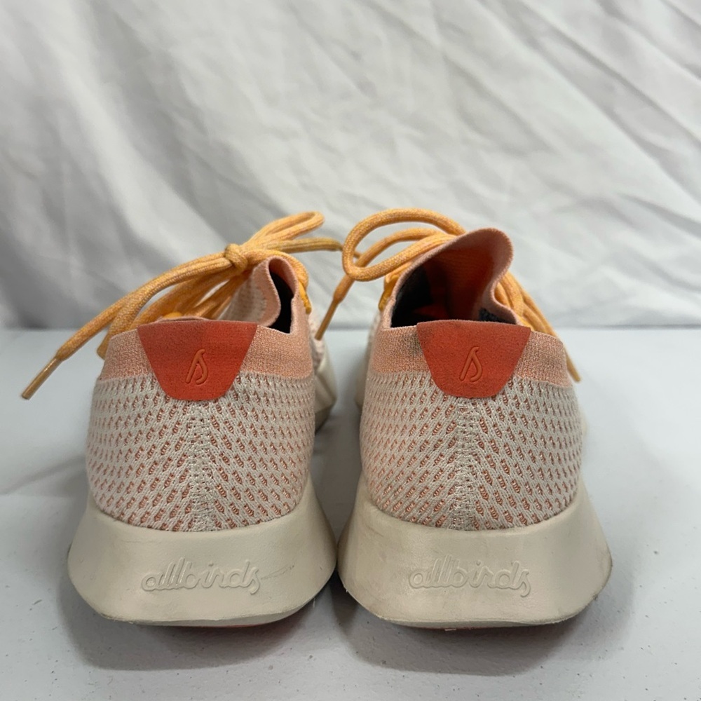 Allbirds Tree Dashers Women’s Size 9 Cream Peach Running Shoes - Picture 5 of 9